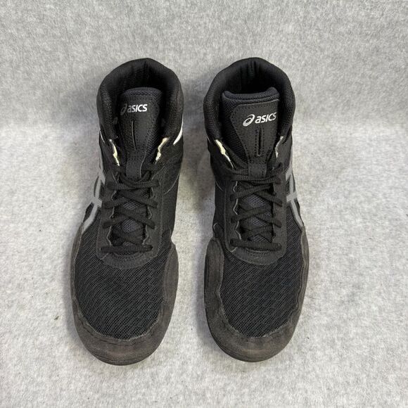 Asics Shoes Mens Size 9.5 Matflex 6 Black Athletic Wrestling Sneakers 1081A021 - Picture 3 of 9